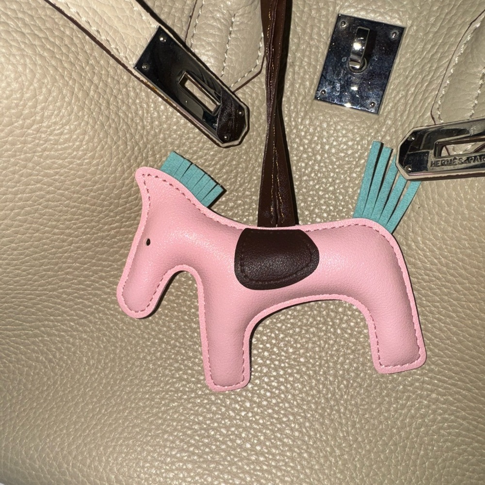 New Rodeo Charm in Pink/Brown/Blue